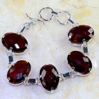 Gr 0194d bracelet grenat garnet lithotherapi gemme argent 925 achat vente bijou