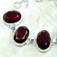 Gr 0204b bracelet grenat garnet lithotherapi gemme argent 925 achat vente bijou