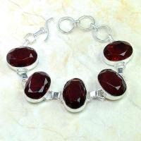 Gr 0204d bracelet grenat garnet lithotherapi gemme argent 925 achat vente bijou