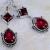 Gr 0425c boucles oreilles argent 925 grenat garnet achat vente bijou