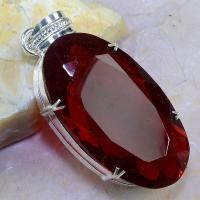 Gr 0429a pendentif pendant grenat garnet pierre lithotherapie gemme argent 925 achat vente bijou