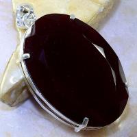 Gr 0459a pendentif pendant grenat garnet pierre lithotherapie argent 925 achat vente bijou