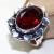 Gr 0506a bague medievale renaissance t55 grenat mozambique bijou argent 925