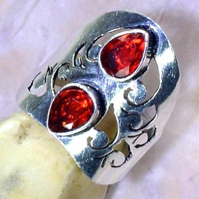 Gr 0530c bague medievale renaissance t55 grenat mozambique bijou argent 925