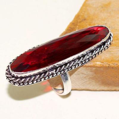 Gr 0556a bague chevaliere medievale t62 grenat mozambique pierre bijou argent 925