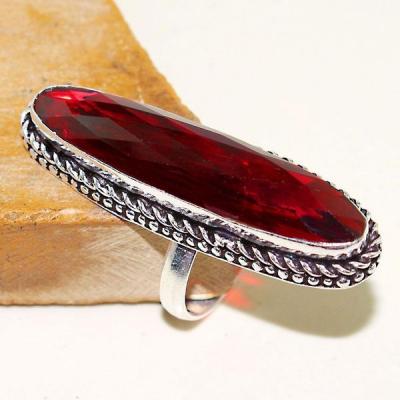 Gr 0556a bague chevaliere medievale t62 grenat mozambique pierre bijou argent 925