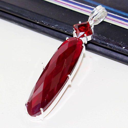 Gr 0580b pendentif pendant medievale grenat mozambique achat vente bijou argent 925 1