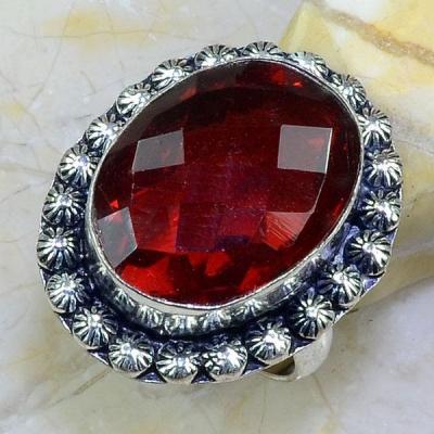 Gr 0623a bague t64 chevaliere grenat mozambique achat vente bijou argent 925