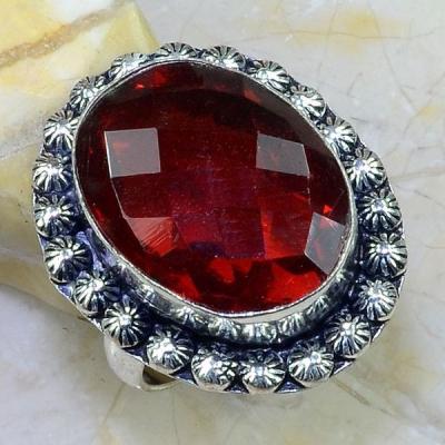 Gr 0623a bague t64 chevaliere grenat mozambique achat vente bijou argent 925