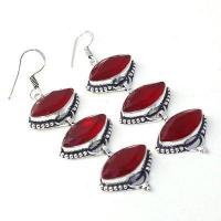 Gr 0625e boucles oreilles grenat achat vente bijoux argent 925