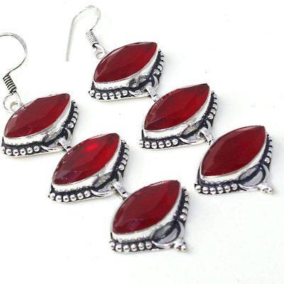 Gr 0625g boucles oreilles grenat achat vente bijoux argent 925