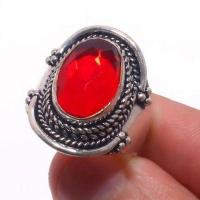 Gr 0695b bague chevaliere t58 grenat 10x15mm episcopale medievale achat vente bijou argent 925