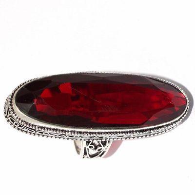 Gr 0834c bague chevaliere t60 grenat 20gr 15x45mm achat vente bijou ethnique argent 925