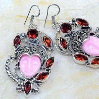 Gr 0877c boucles pendants oreilles bouddha grenat mozambique achat vente bijou argent 925