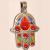 Hamsa kahmsa main fatima bijou oriental corail argent 925