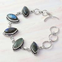 Lb 0102 bracelet labradorite 19 gr achat vente bijou argent 925 2