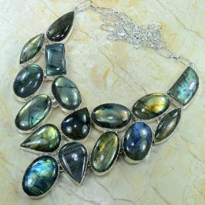 Lb 0512c collier labradorite achat vente argent 925