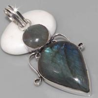 Lb 0531a pendentif labradorite achat vente argent 925