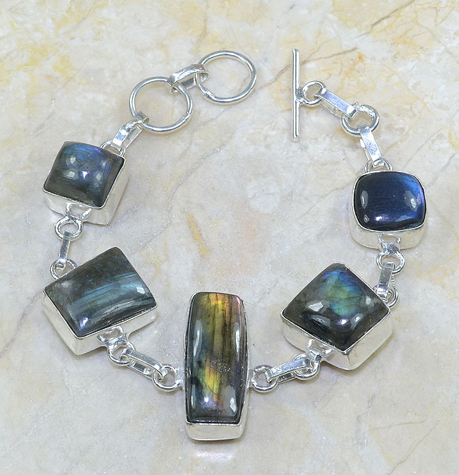 Lb 0543a bracelet labradorite achat vente argent 925