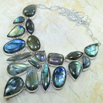 Lb 0557d collier parure labradorite achat vente argent 925