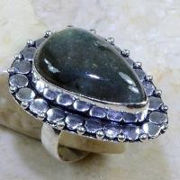 Lb 0564b bague labradorite t56 achat vente argent 925