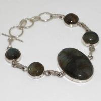 Lb 0571a bracelet labradorite achat vente plq argent 925