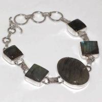 Lb 0573a bracelet labradorite achat vente plq argent 925