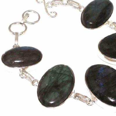 Lb 0576c bracelet labradorite achat vente plq argent 925