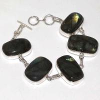 Lb 0577a bracelet labradorite achat vente plq argent 925