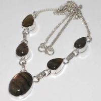 Lb 0579c collier parure labradorite achat vente plq argent 925