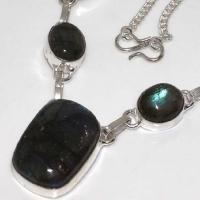 Lb 0598b collier parure sautoir labradorite achat vente argent 925