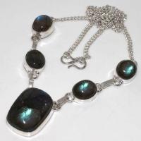 Lb 0598c collier parure sautoir labradorite achat vente argent 925