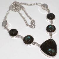 Lb 0599c collier parure sautoir labradorite achat vente argent 925