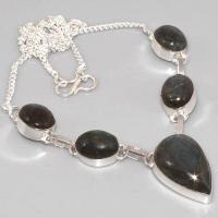 Lb 0605a collier parure sautoir labradorite achat vente argent 925