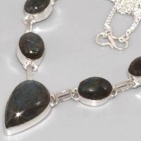 Lb 0605b collier parure sautoir labradorite achat vente argent 925