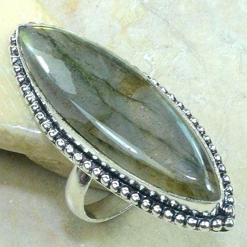 Lb 0608b bague t60 labradorite achat vente bijoux argent 925