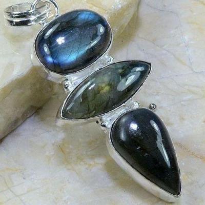 Lb 0611c pendant pendentif labradorite achat vente bijou argent 925