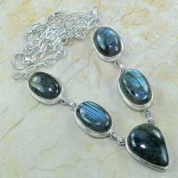 Lb 0612a collier parure sautoir labradorite achat vente argent 925