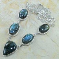 Lb 0612b collier parure sautoir labradorite achat vente argent 925