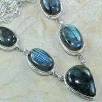 Lb 0612c collier parure sautoir labradorite achat vente argent 925