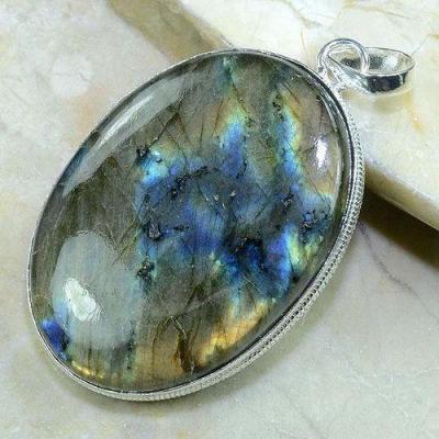 Lb 0645c pendant pendentif labradorite achat vente bijou argent 925