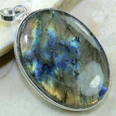 Lb 0645c pendant pendentif labradorite achat vente bijou argent 925