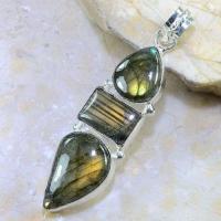 Lb 0651b pendant pendentif labradorite achat vente bijou argent 925