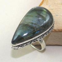 Lb 0660a bague chevaliere t58 labradorite achat vente bijou argent 925