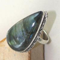 Lb 0660c bague chevaliere t58 labradorite achat vente bijou argent 925