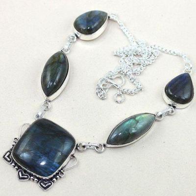 Lb 0663d collier parure sautoir labradorite achat vente bijou argent 925