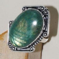 Lb 0669c bague chevaliere t60 labradorite verte achat vente bijou argent 925