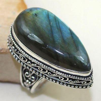 Lb 0671b bague chevaliere t58 labradorite verte achat vente bijou argent 925