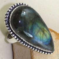 Lb 0677c bague chevaliere t60 labradorite verte achat vente bijou argent 925