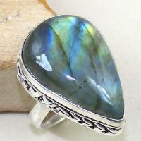 Lb 0691b bague chevaliere t56 labradorite verte achat vente bijou argent 925